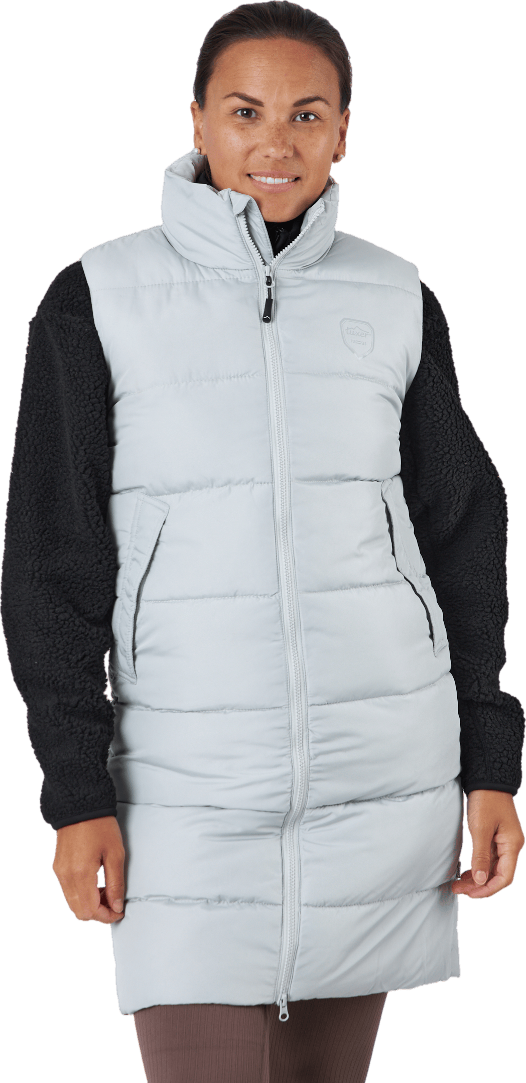 Elmira Reco Waistcoat Light Grey