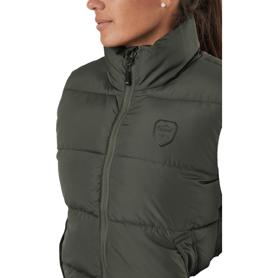 Elmira Reco Waistcoat Dark Olive - Bild 4