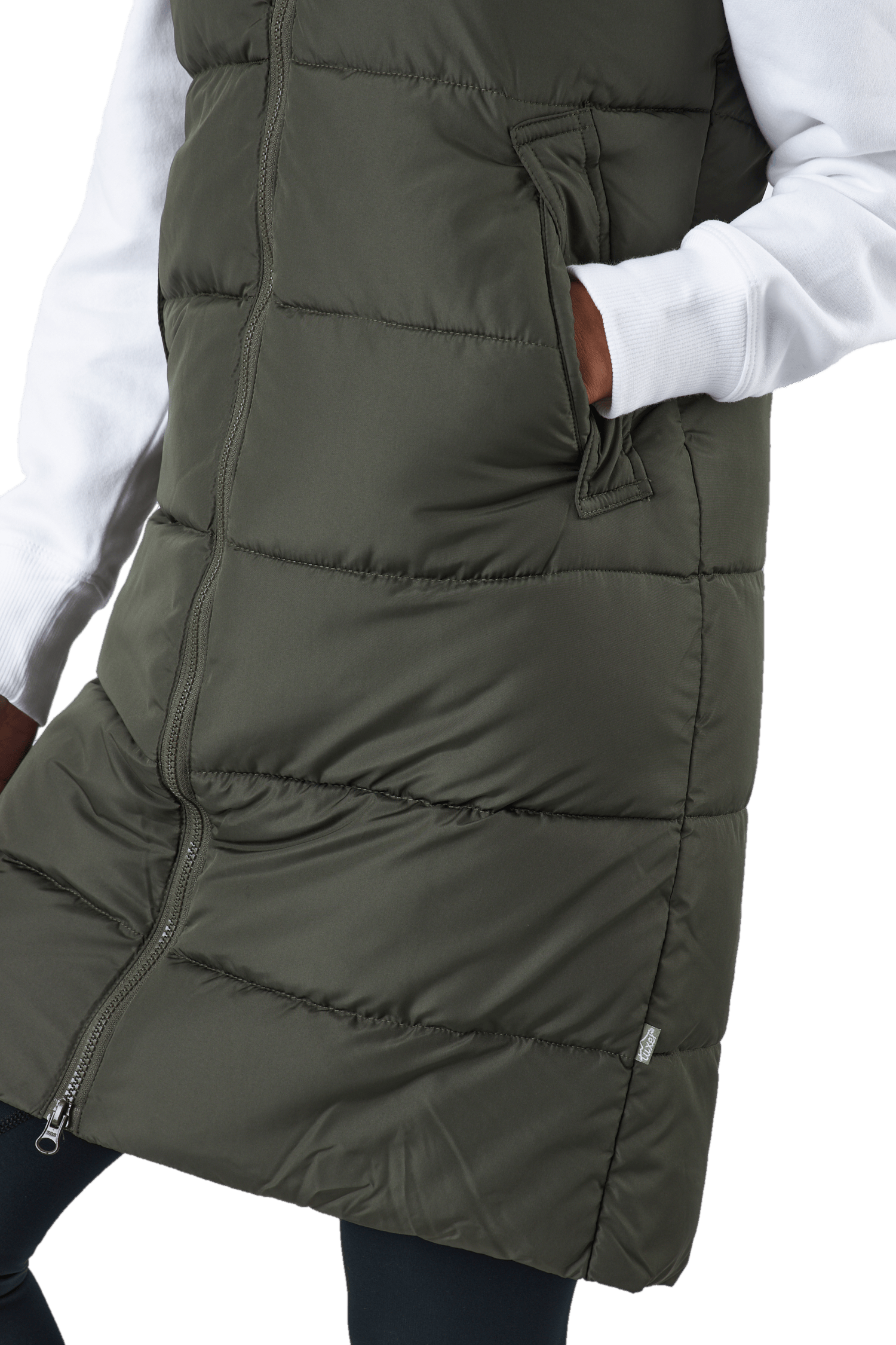 Elmira Reco Waistcoat Dark Olive - Bild 5