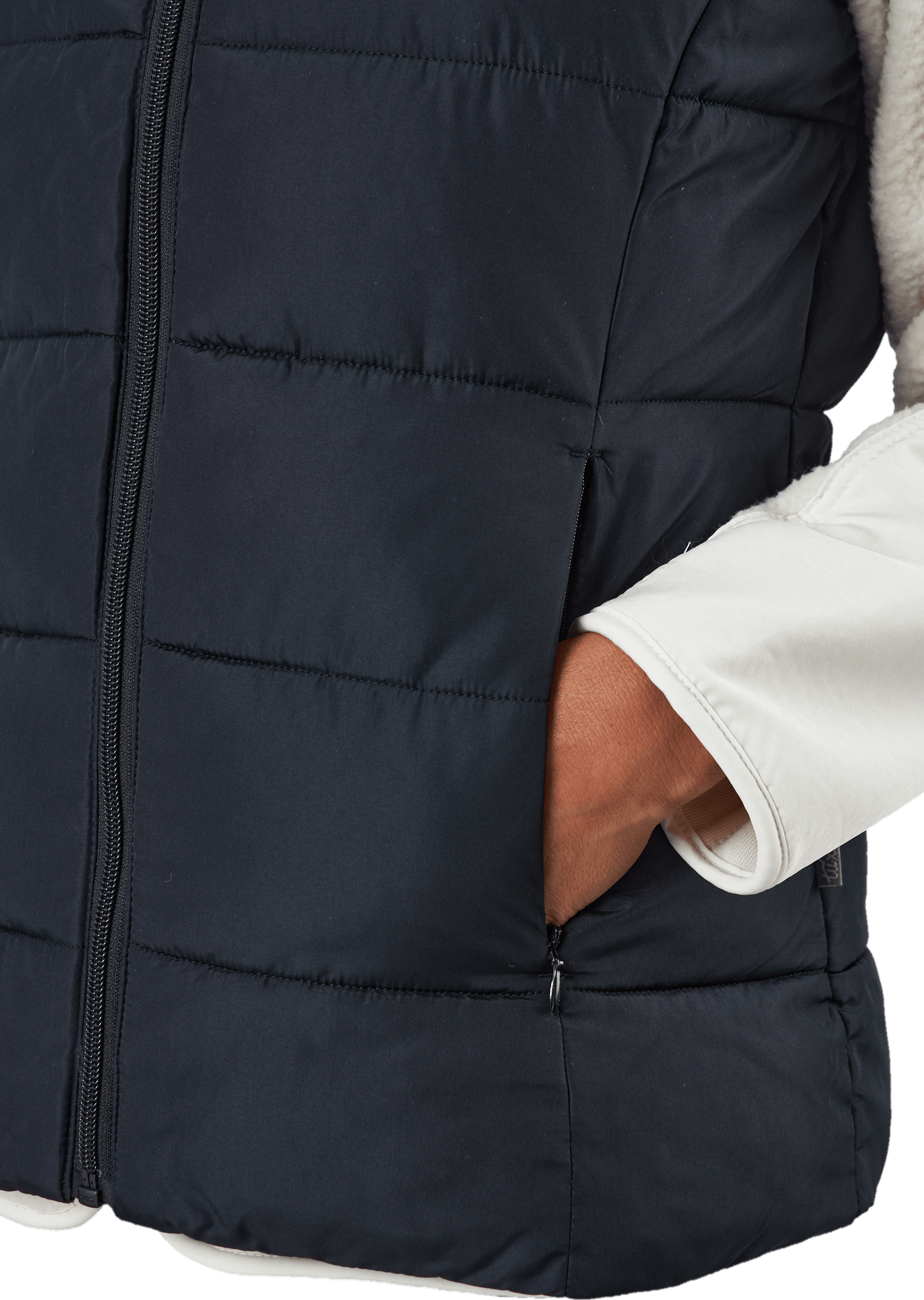 Tindra Reco Waistcoat Black - Bild 6