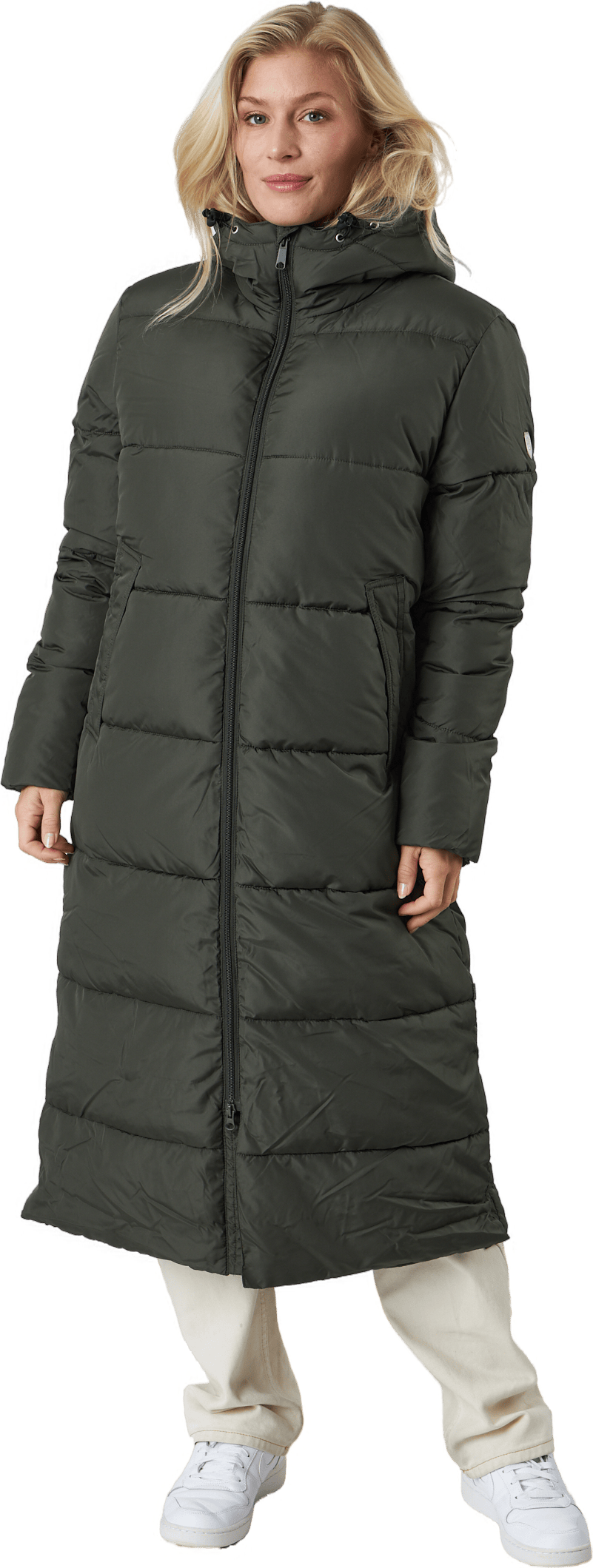 Deyna Coat Dark Olive, Female, Apparels, jackets, Grey, M