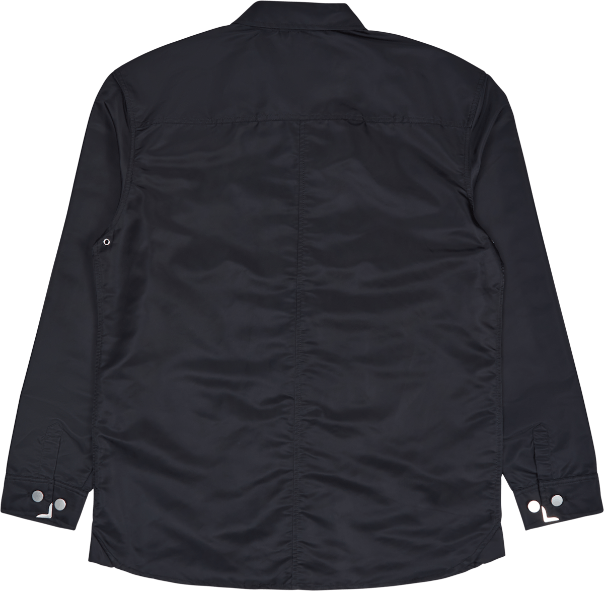 Army Zip Overshirt Black