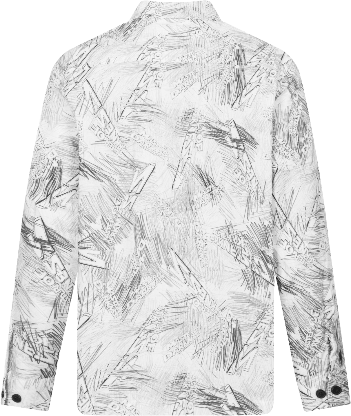 Boxy Shirt Long Sleeve Black White - Bild 2