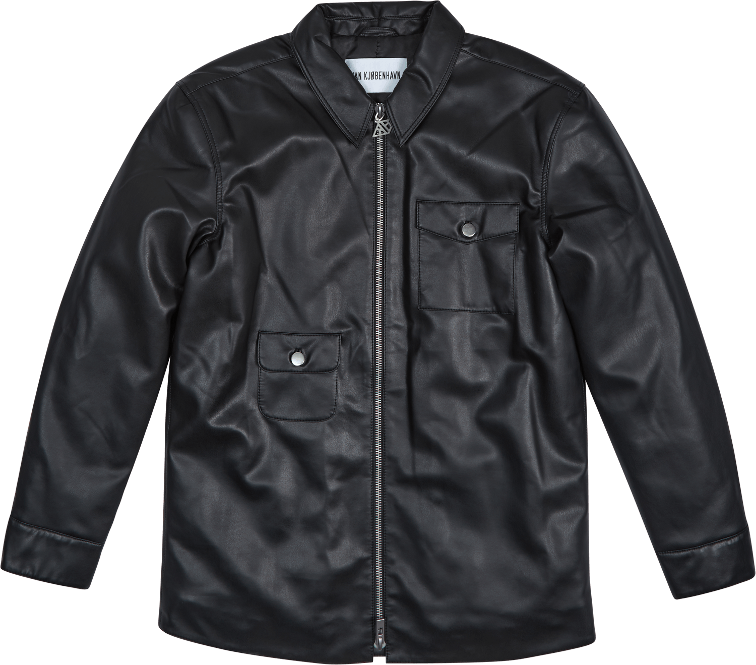 Army Zip Overshirt Black