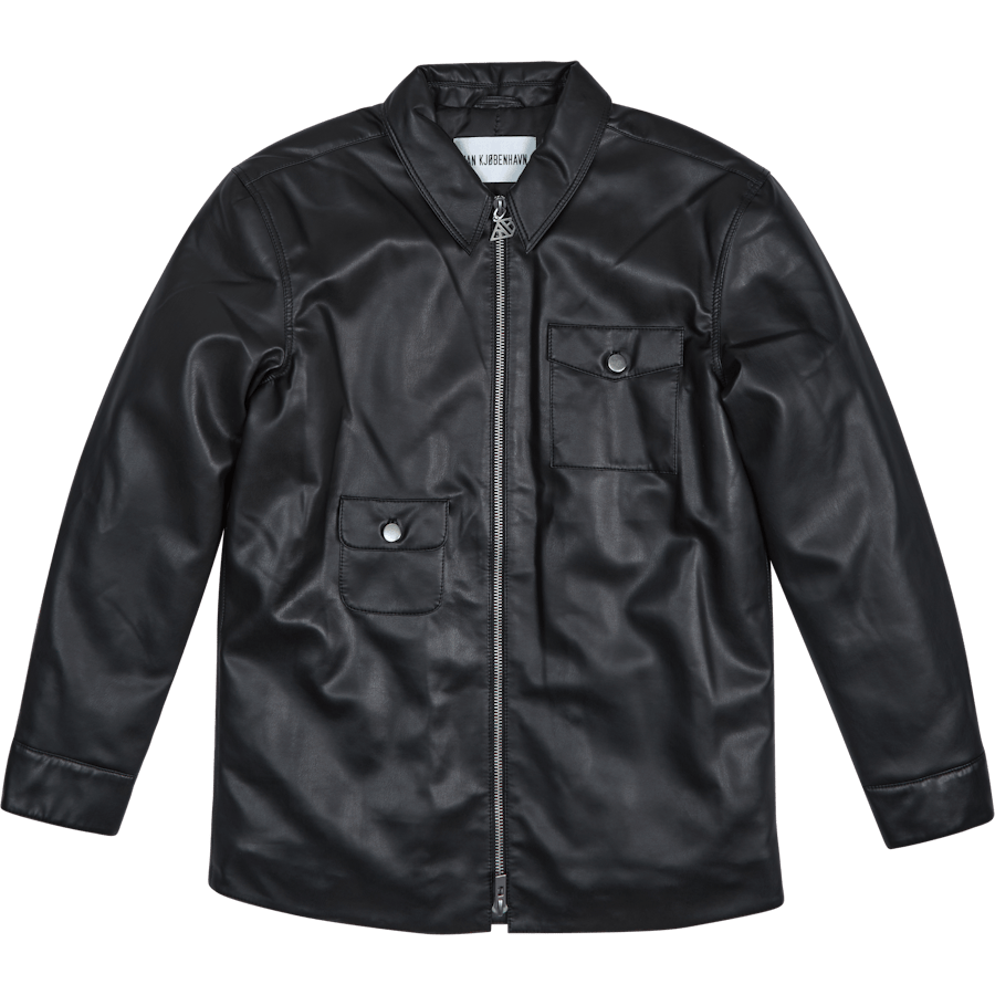 Army Zip Overshirt Black