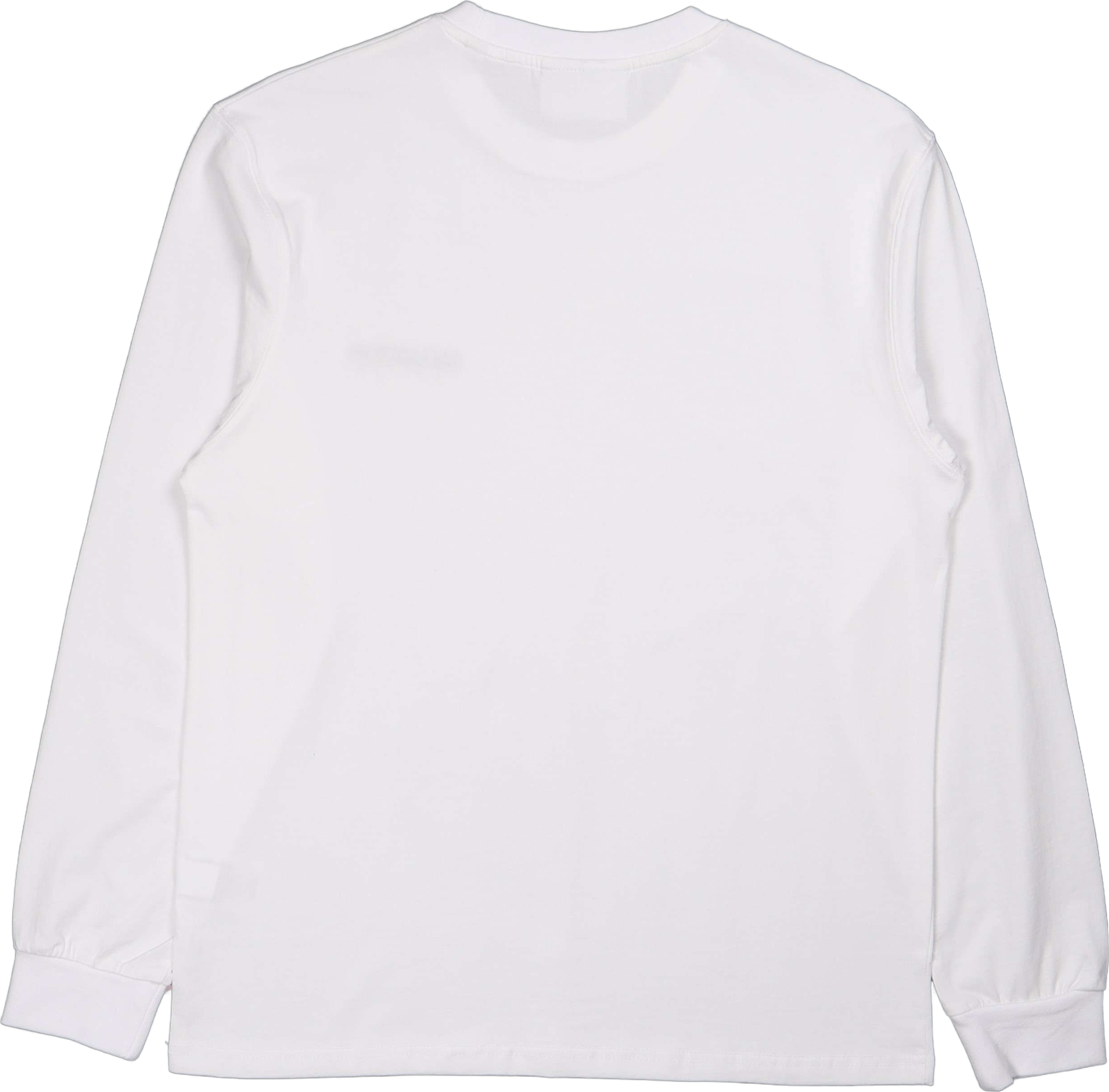 Casual Tee Long Sleeve White Logo - Bild 3