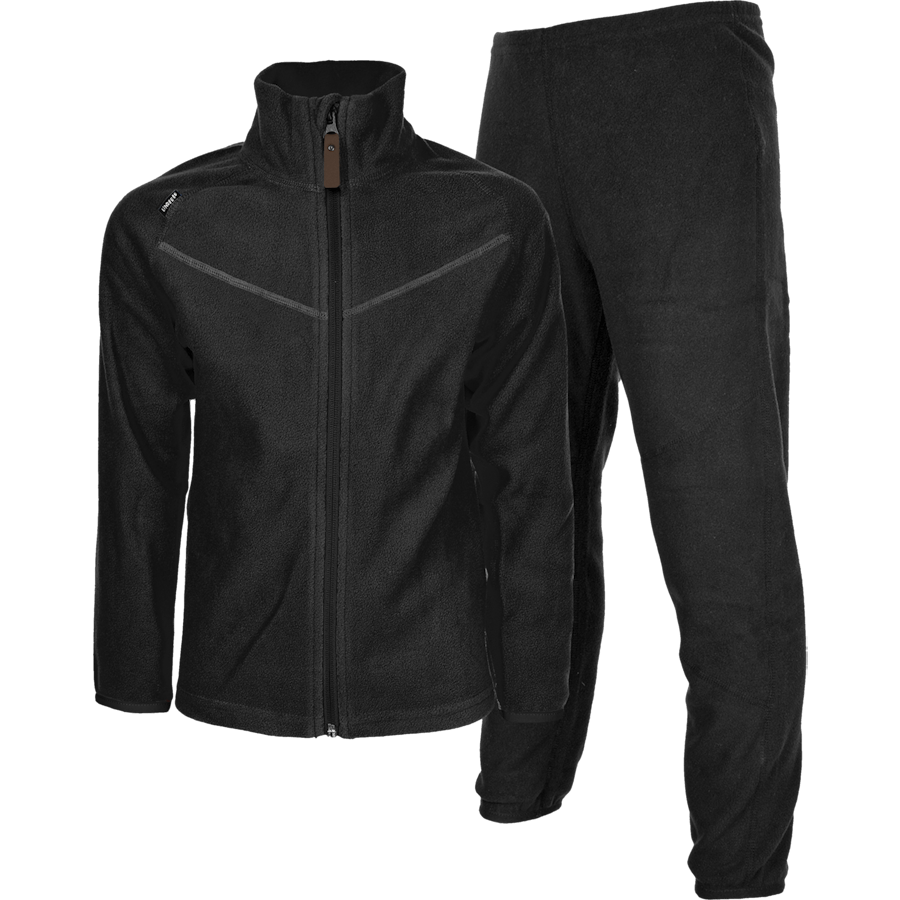 Umeå Fleece Set Black