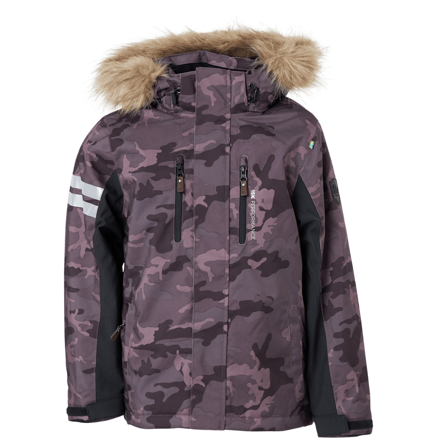 Camo Jacket Dusty Mauve