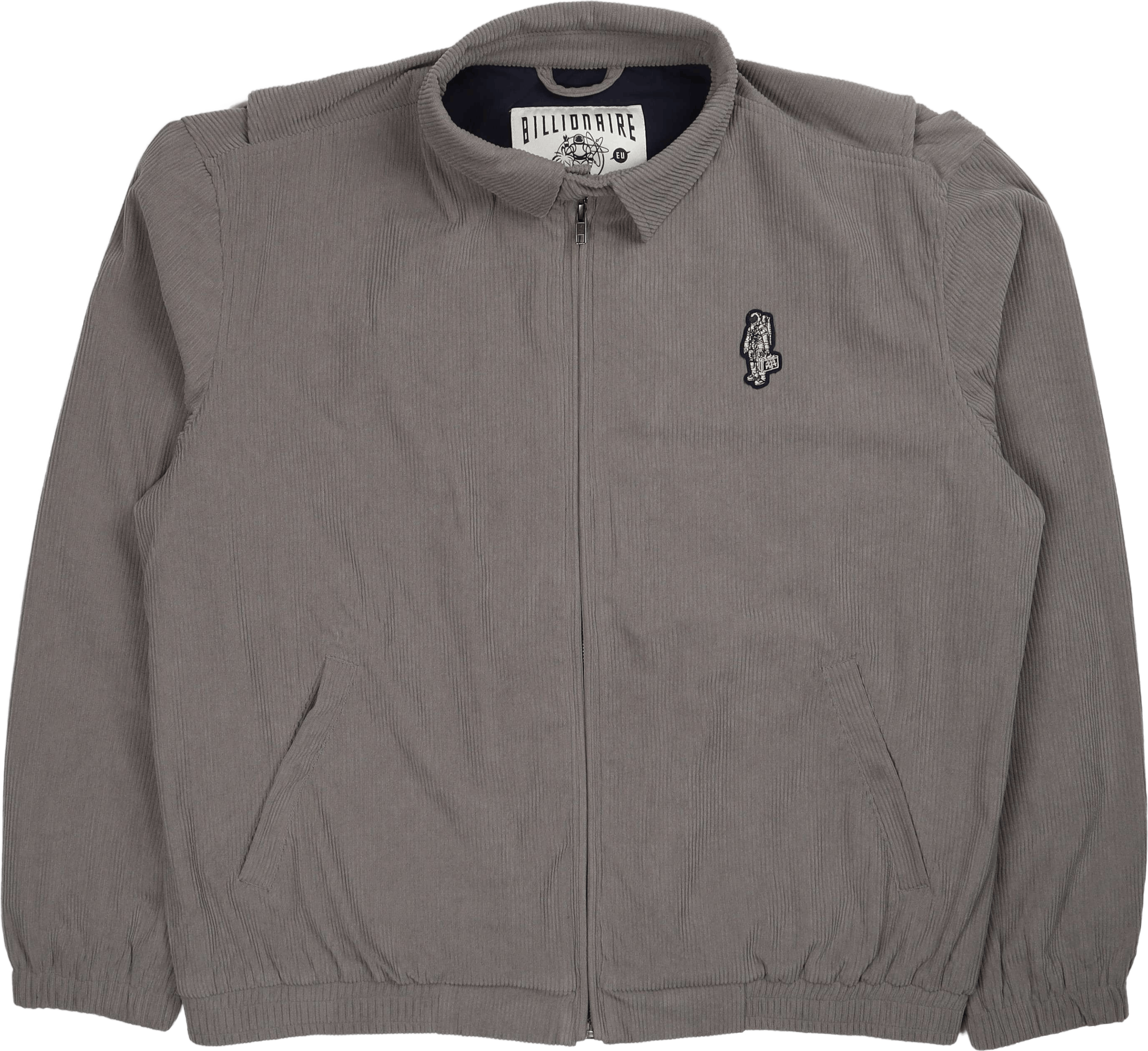Corduroy Harrington Jacket Grey, Male, Bekleidung, Jacken, Grau, L