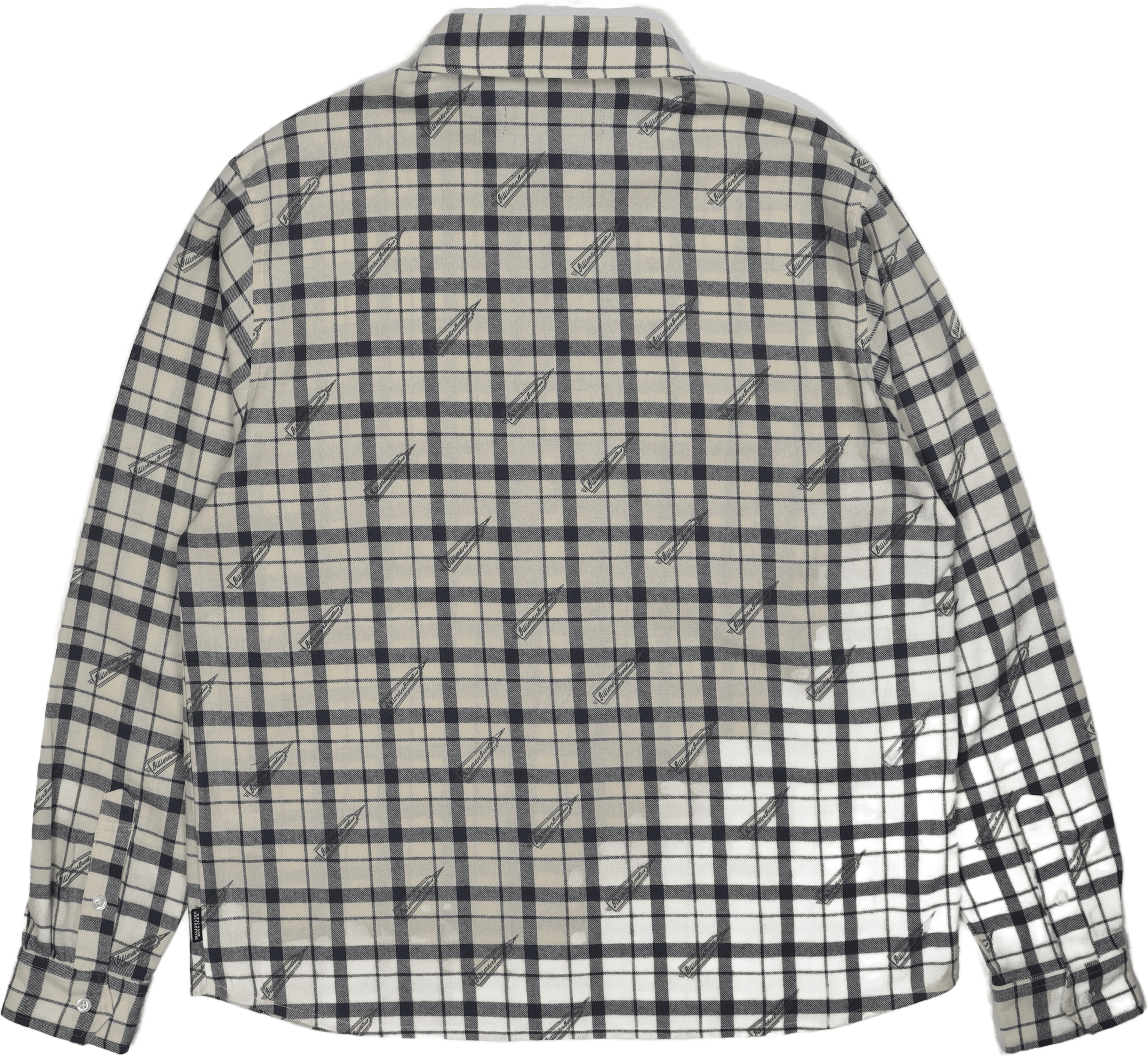 Printed Check Shirt Off White - Bild 4