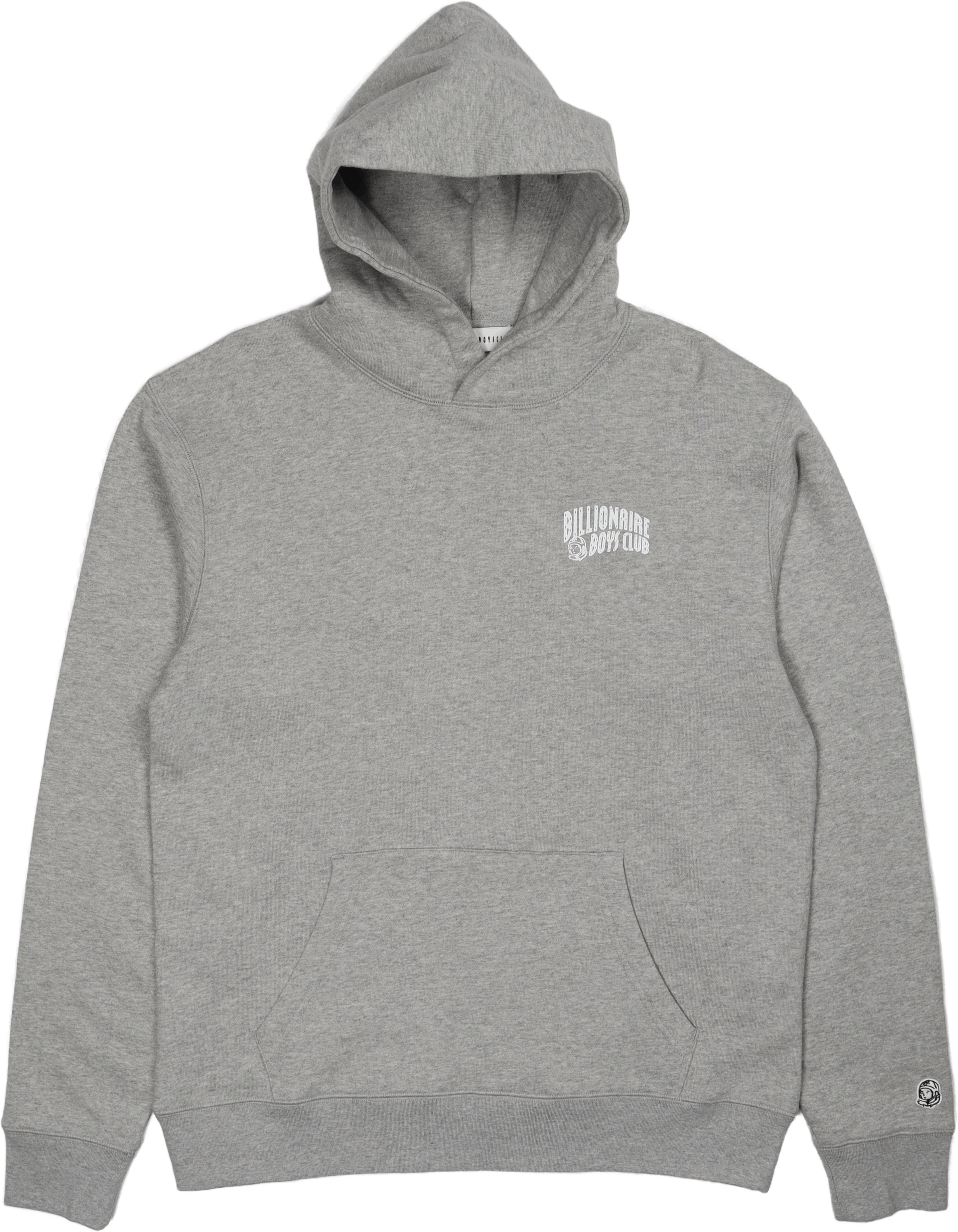 Small Arch Logo Popover Hood Heather Grey, Male, Tøj, hættetrøjer og sweatshirts, Grå, XXL