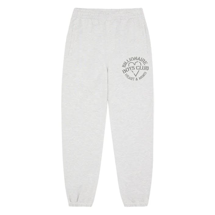 Heart & Mind Stencil Sweatpant Heather Ash, Male, Apparels, Bottoms, White, XL
