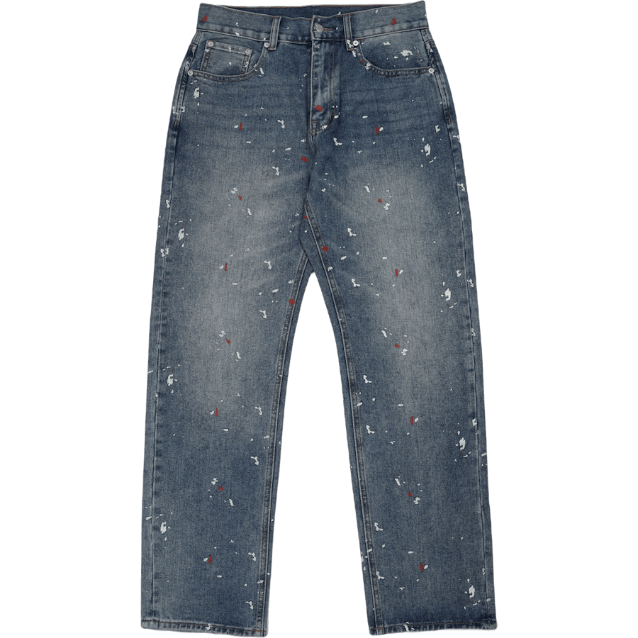Denim Pants Stonewash Blue