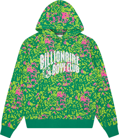 Jungle Camo A/o Popover Hood Green Ao Print