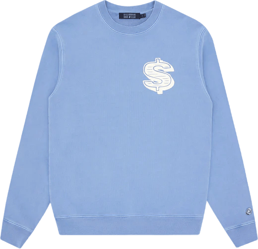 Dollar Logo Crewneck Blue