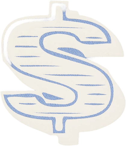 Dollar Logo Crewneck Blue - Bild 3