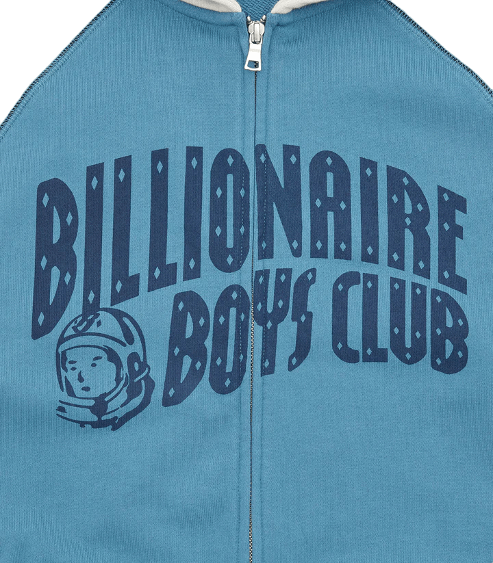 Arch Logo Zip Hood Blue - Bild 3