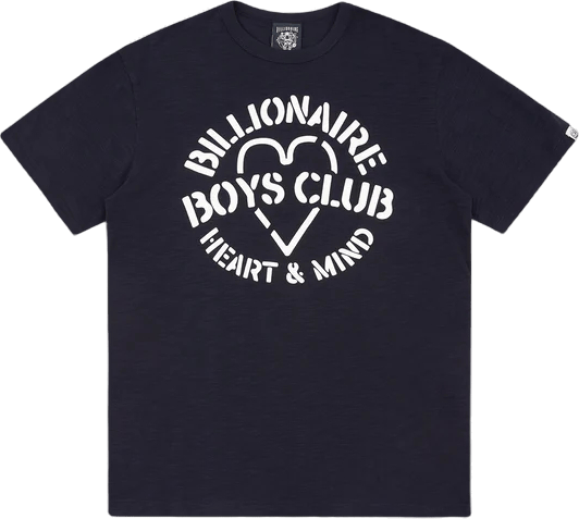 Heart & Mind T-shirt Navy