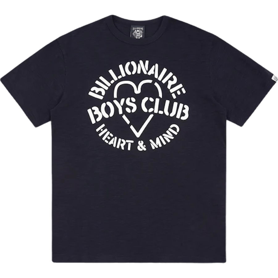 Heart & Mind T-shirt Navy