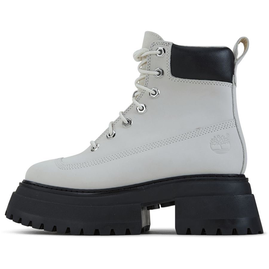 Timberland Sky 6 In Lace Up Bright White