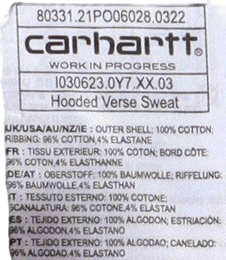 Hooded Verse Sweat Verse Print, Hamilton Brown