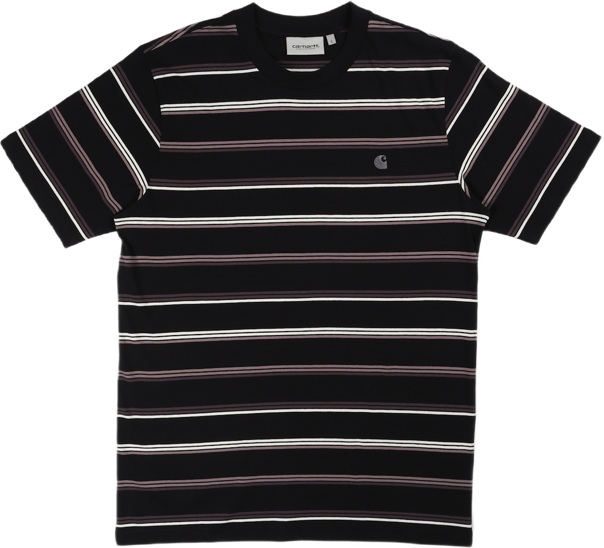 S/s Vonn T-shirt Vonn Stripe, Black / Artichoke