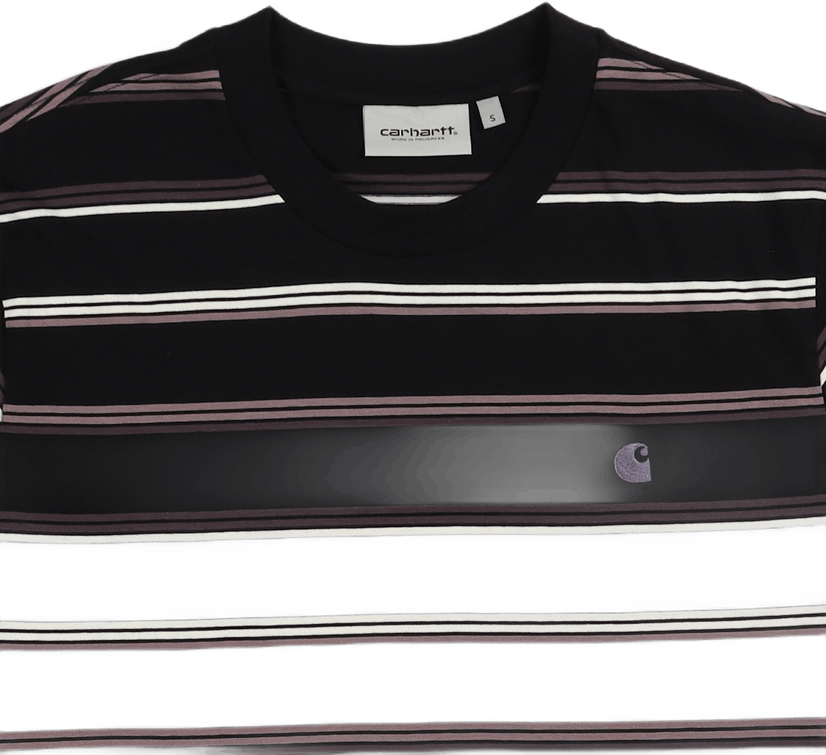 S/s Vonn T-shirt Vonn Stripe, Black / Artichoke