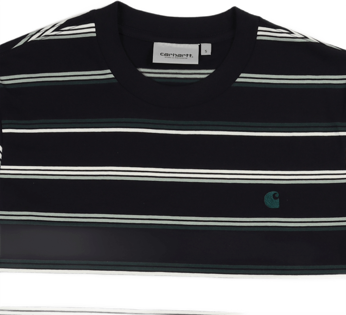 S/s Vonn T-shirt Vonn Stripe, Dark Navy / Junip