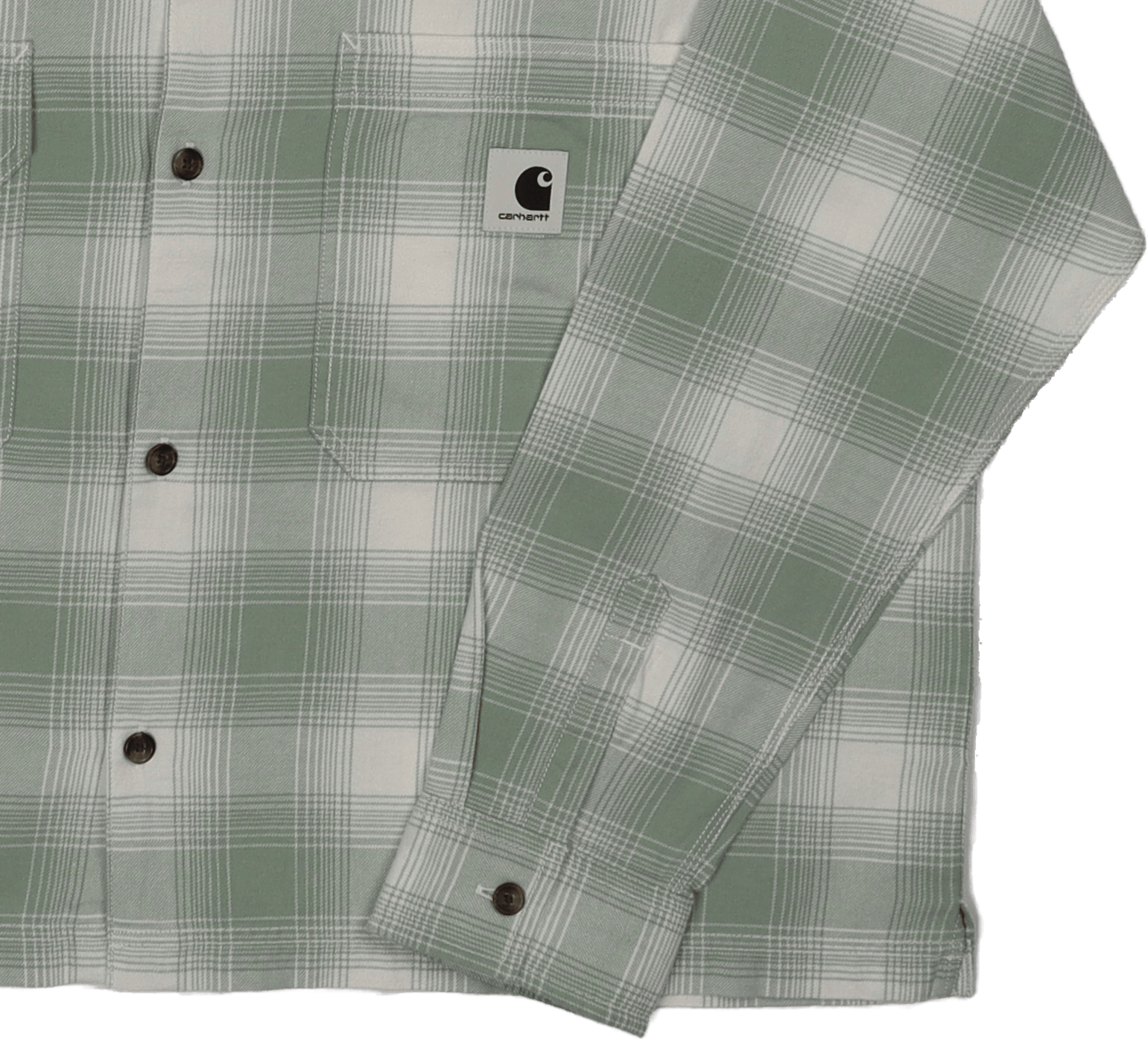 W' L/s  Deaver Shirt Deaver Check, Misty Sage - Bild 3