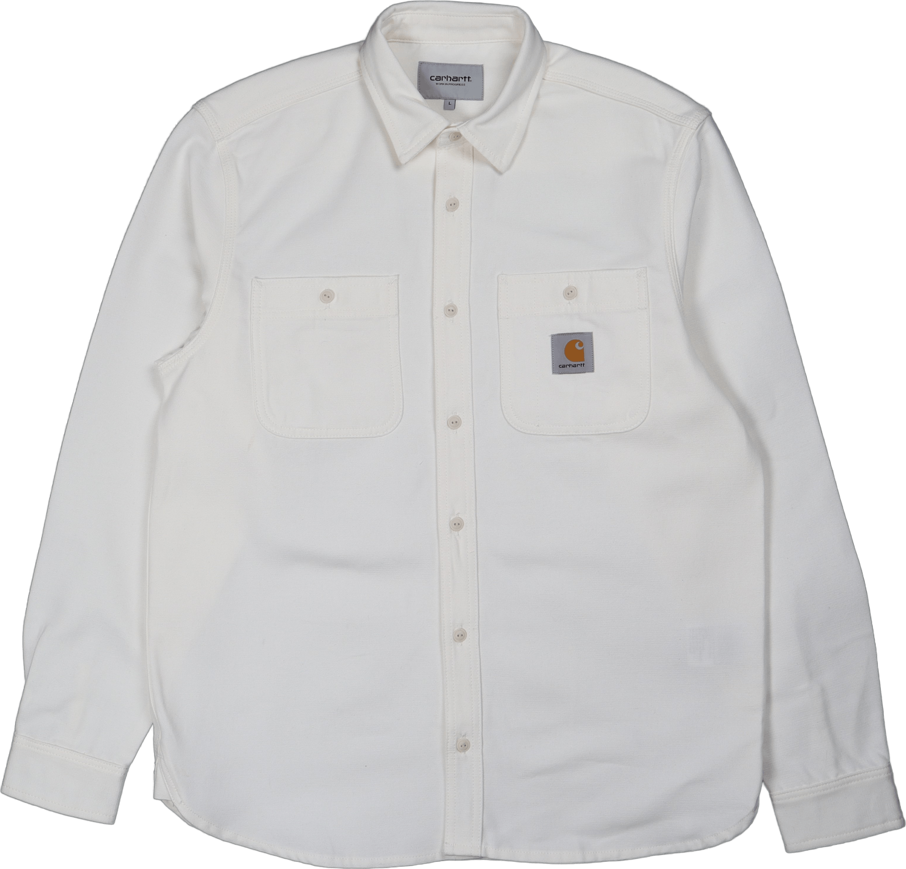 L/s Clink Shirt Wax, Male, Apparels, Shirts, White, S