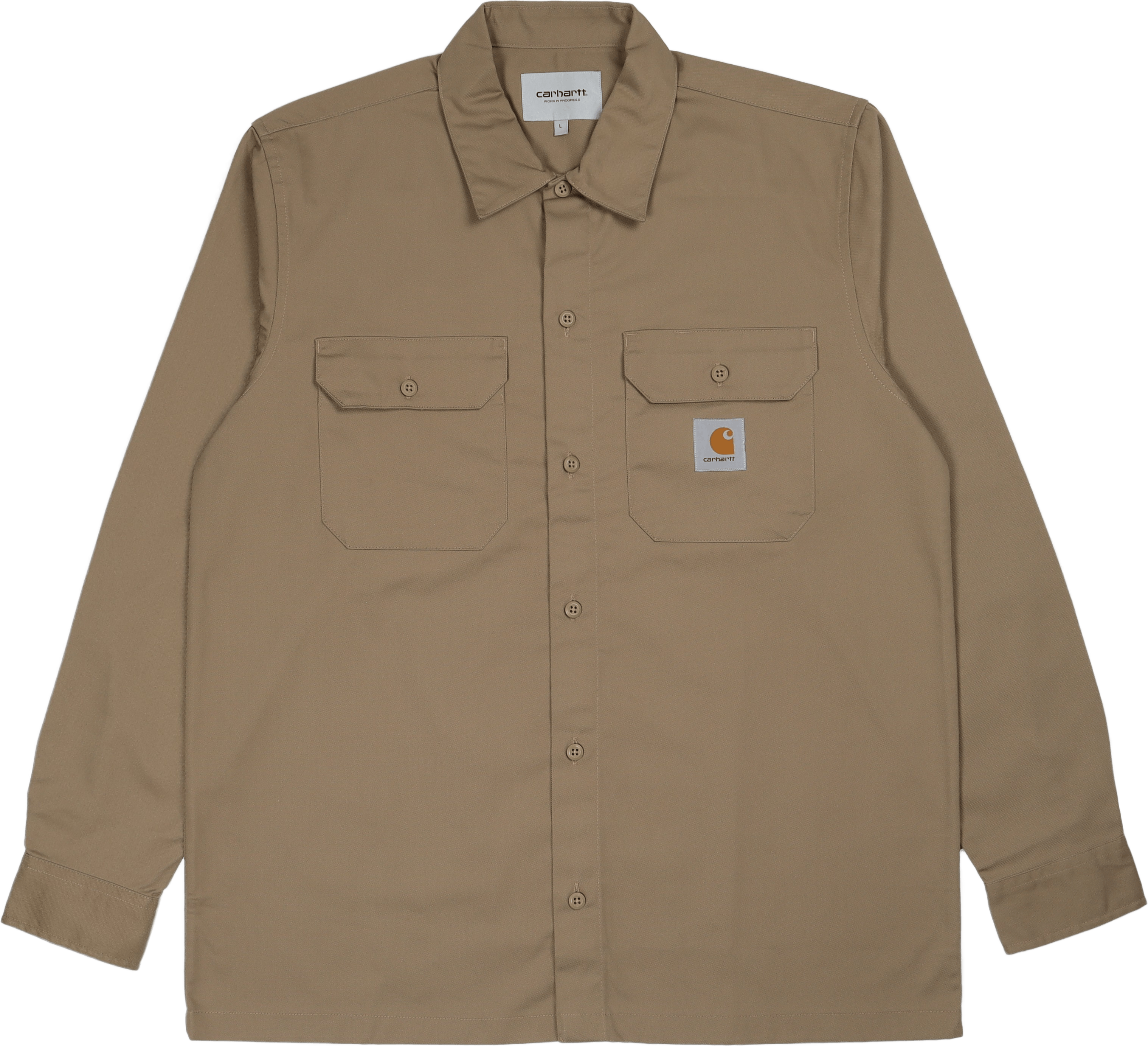 L/s Master Shirt Leather, Male, Kleding, Overhemden, Bruin, XL