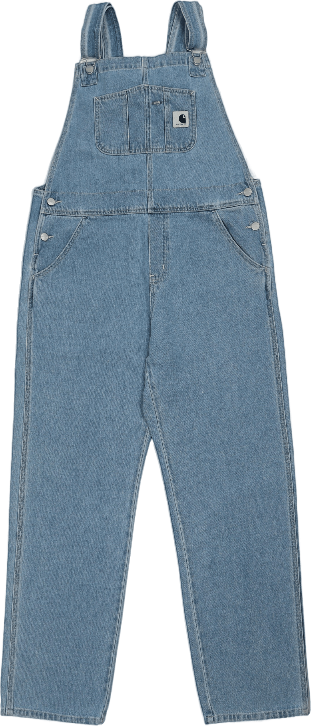 W’ Bib Overall Straight Blue