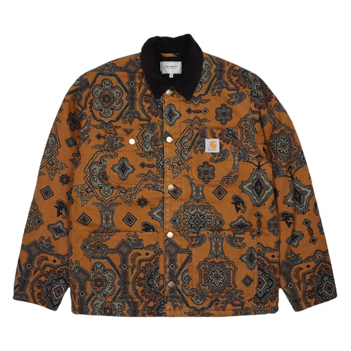 Michigan Coat Hamilton Brown Multi Verse / B, Male, Klær, jakker, Flerfarget, M