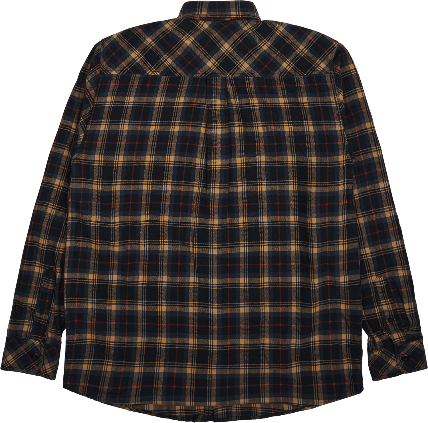 L/s Lermond Shirt Lermond Check, Ochre / Dark Na - Bild 2