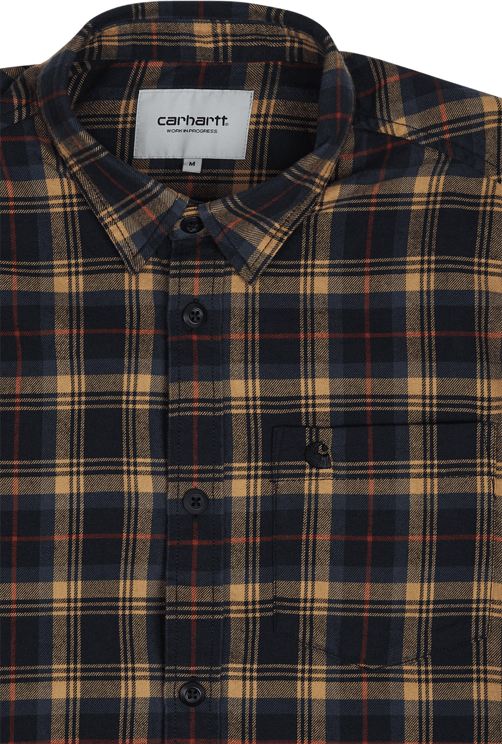 L/s Lermond Shirt Lermond Check, Ochre / Dark Na - Bild 3