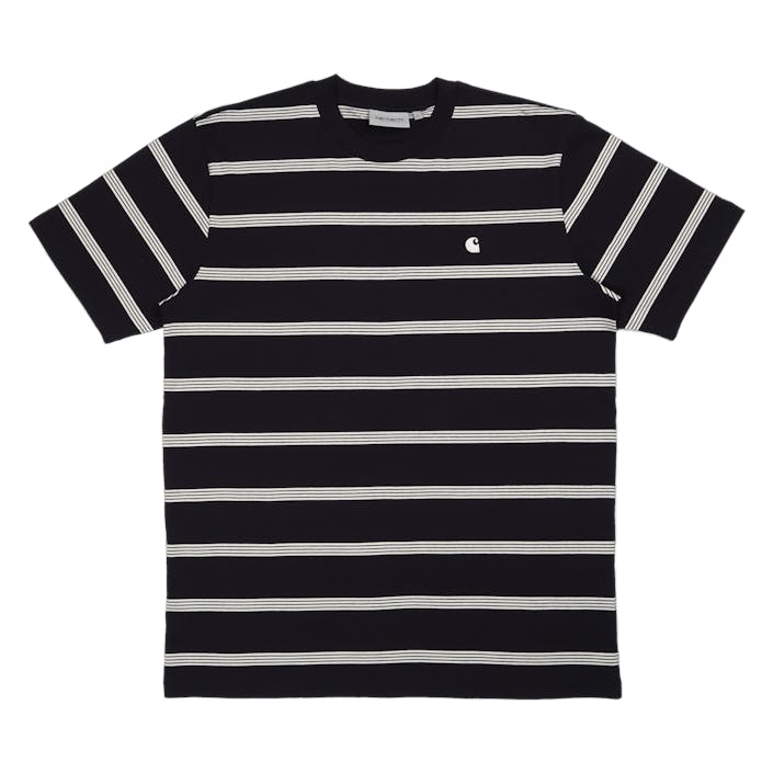 S/s Glover T-shirt Glover Stripe, Dark Navy / Wax, Male, Odevy, krátky rukáv, Viacfarebná, S
