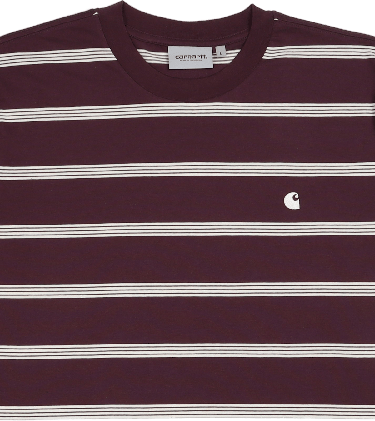S/s Glover T-shirt Glover Stripe, Dark Plum / Wax