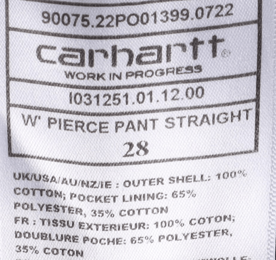 W' Pierce Pant Straight Blue - Bild 6