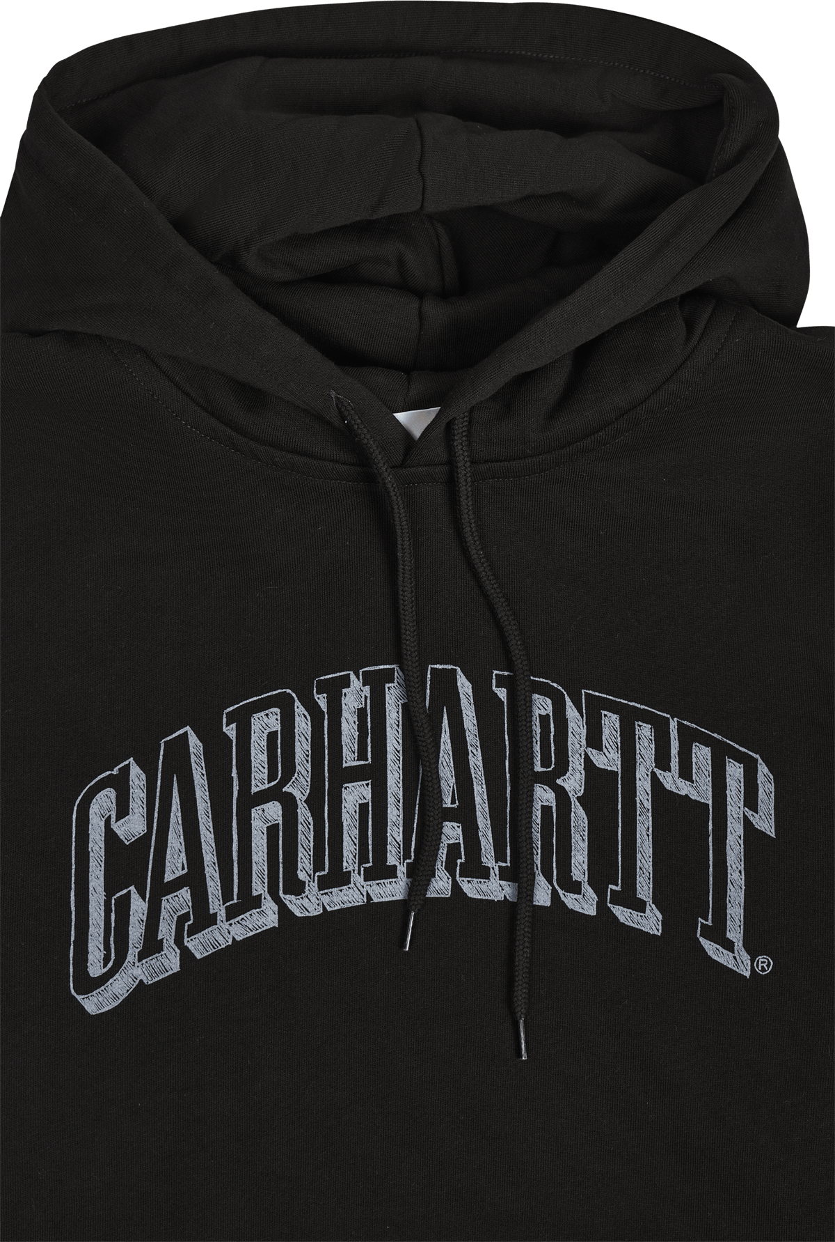 Hooded Scrawl Sweat Black / Misty Sky - Bild 3