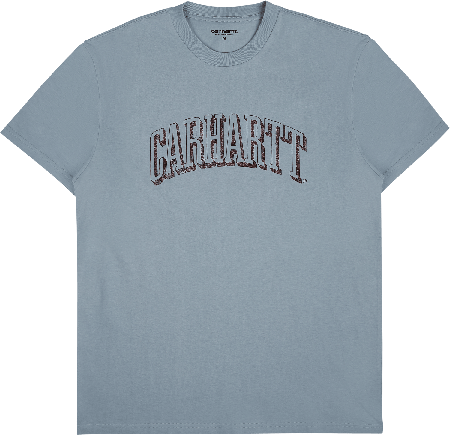 S/s Scrawl Script T-shirt Misty Sky / Corvina