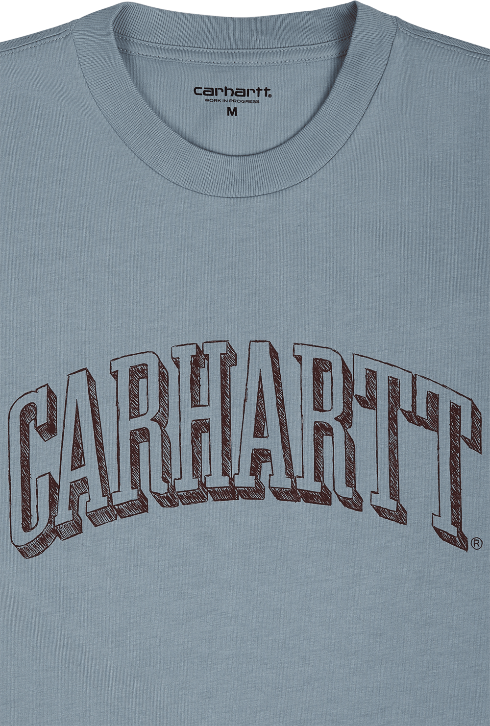 S/s Scrawl Script T-shirt Misty Sky / Corvina - Bild 3