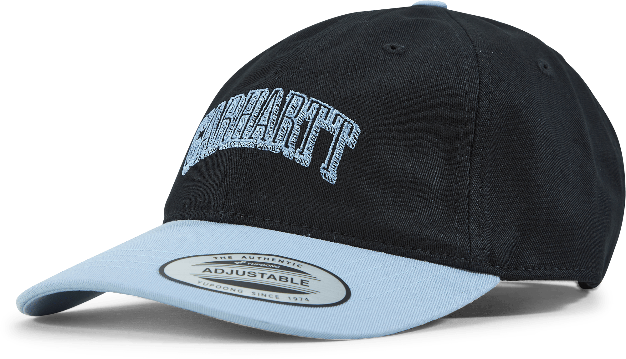 Scrawl Script Cap Black / Misty Sky