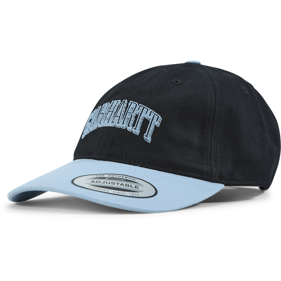 Scrawl Script Cap Black / Misty Sky