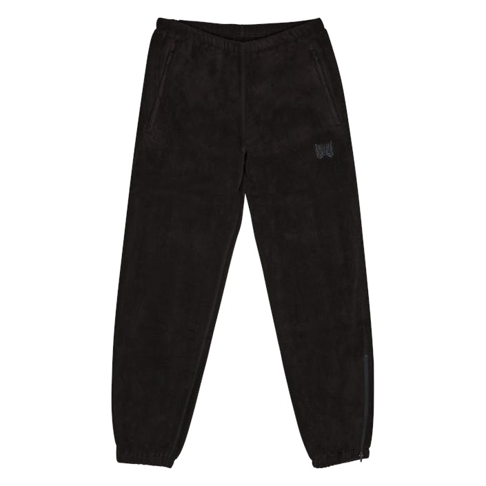 Zipped Sweat Pant - Poly Fleec Black, Male, Odevy, Nohavice, Čierna, M