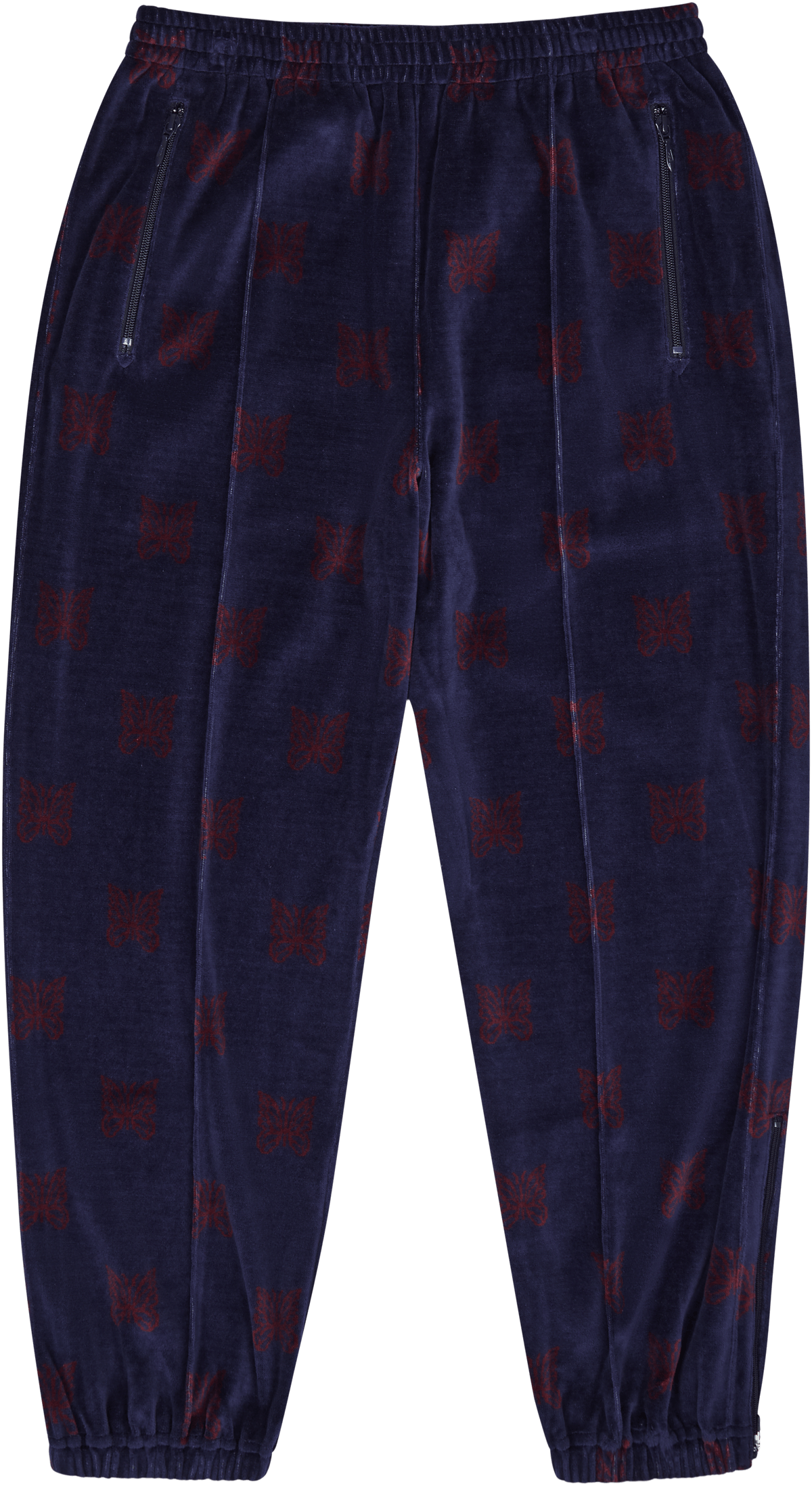 Zipped Track Pant – C/pe Papil Navy/bordeaux