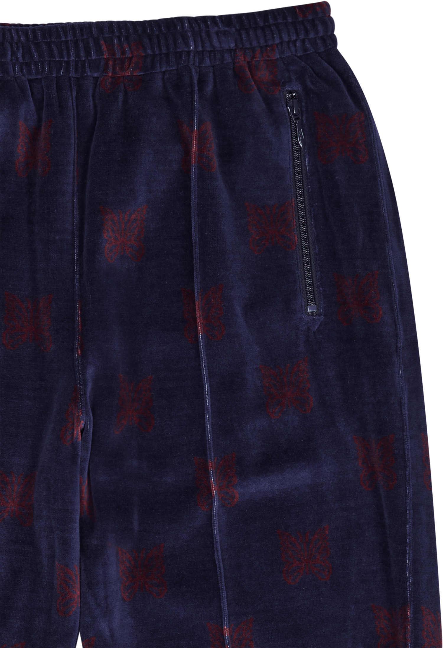 Zipped Track Pant - C/pe Papil Navy/bordeaux - Bild 3