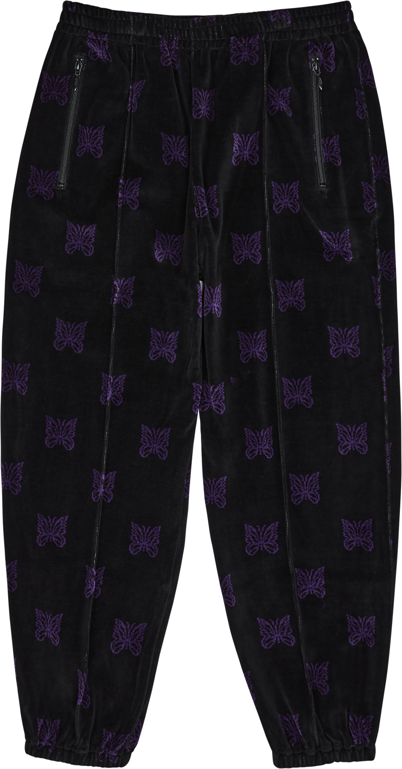 Zipped Track Pant – C/pe Papil Black/purple
