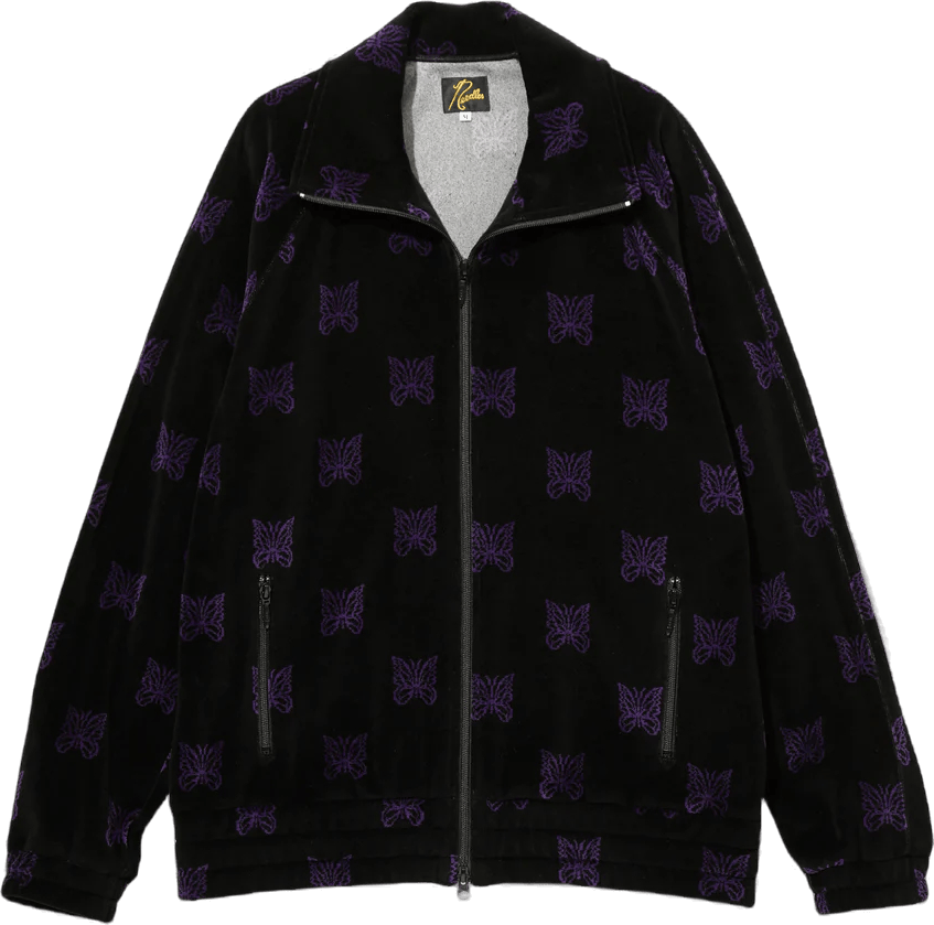 Track Jacket – C/pe Papillon V Black/purple