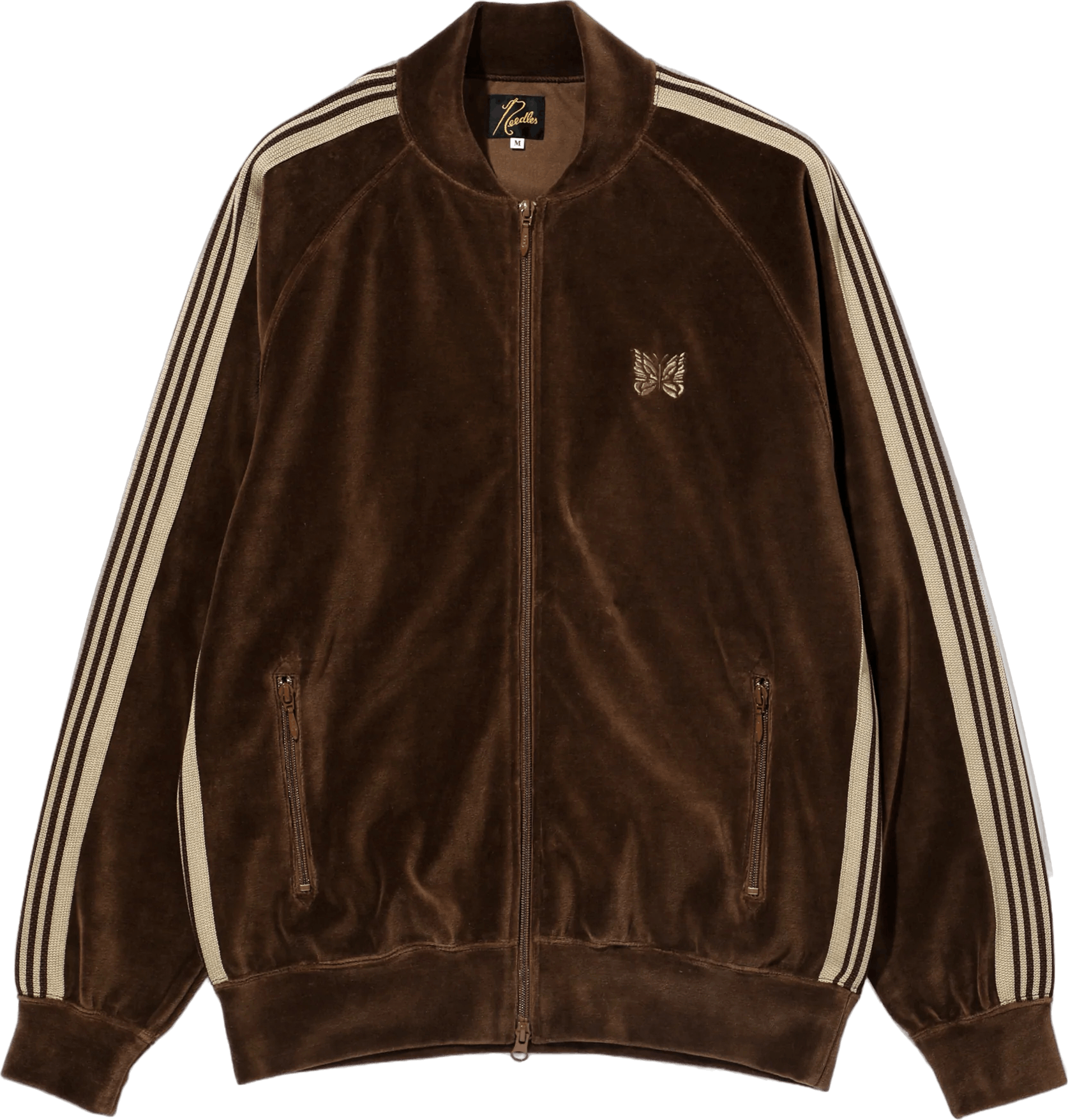 R.c. Track Jacket - C/pe Velou Brown, Male, Tøj, hættetrøjer og sweatshirts, Brun, M
