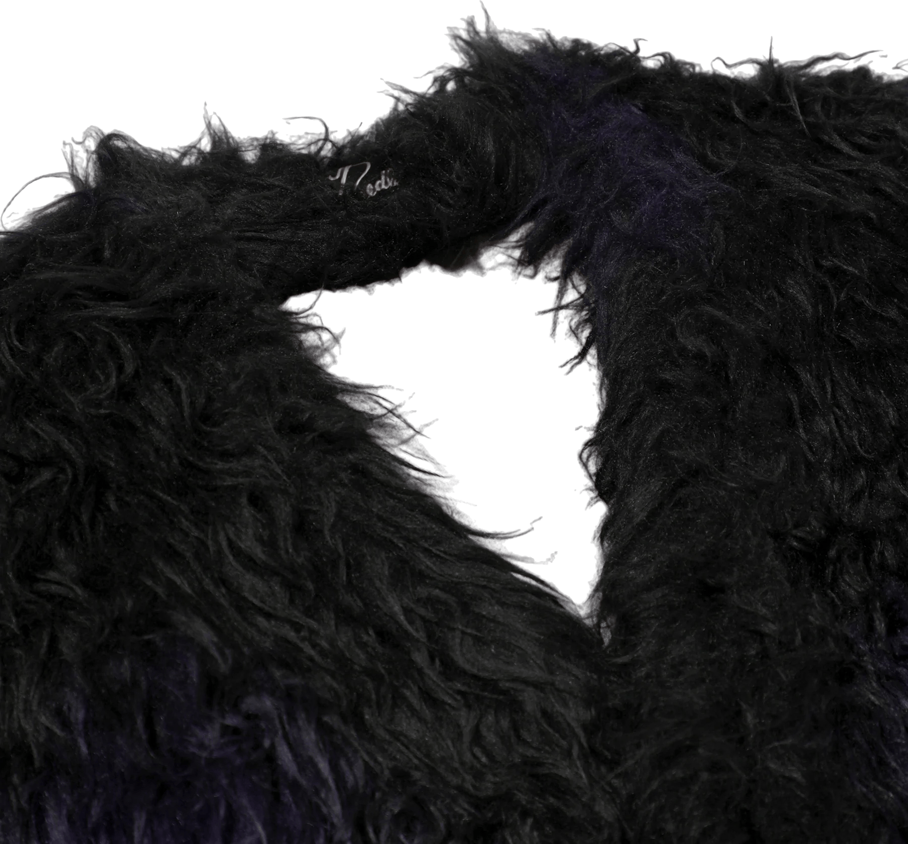 Gown Coat - Acrylic Fur / Blur Black - Bild 2